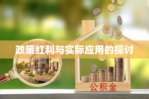 锡林郭勒政策红利与实际应用的探讨