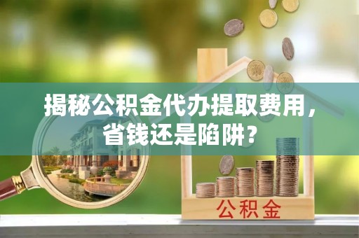 锡林郭勒揭秘公积金代办提取费用，省钱还是陷阱？