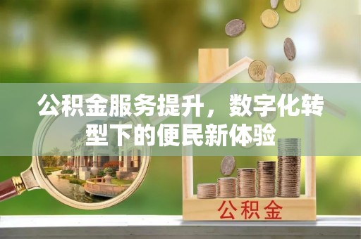 锡林郭勒公积金服务提升，数字化转型下的便民新体验