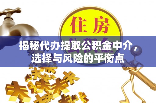 锡林郭勒揭秘代办提取公积金中介，选择与风险的平衡点